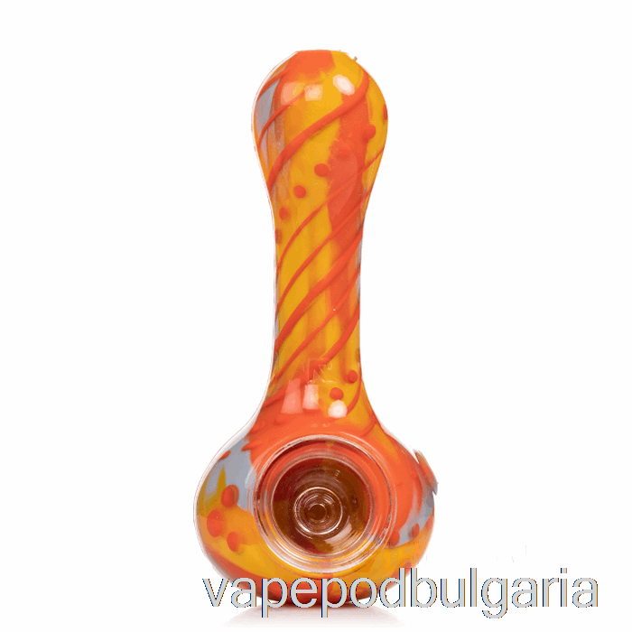 Vape 10000 Дръпки Eyce Oraflex Floral Silicone Spoon Desert (grey / Orange / Sunglow)